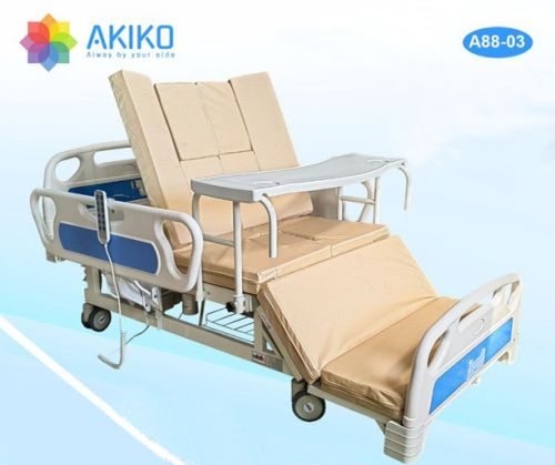 Giường Điện Y Tế Chính Hãng Akiko A88-03 - Đa Chức Năng Nâng Hông Massage Nghiêng Người Đi Vệ Sinh  - Thiên Ân